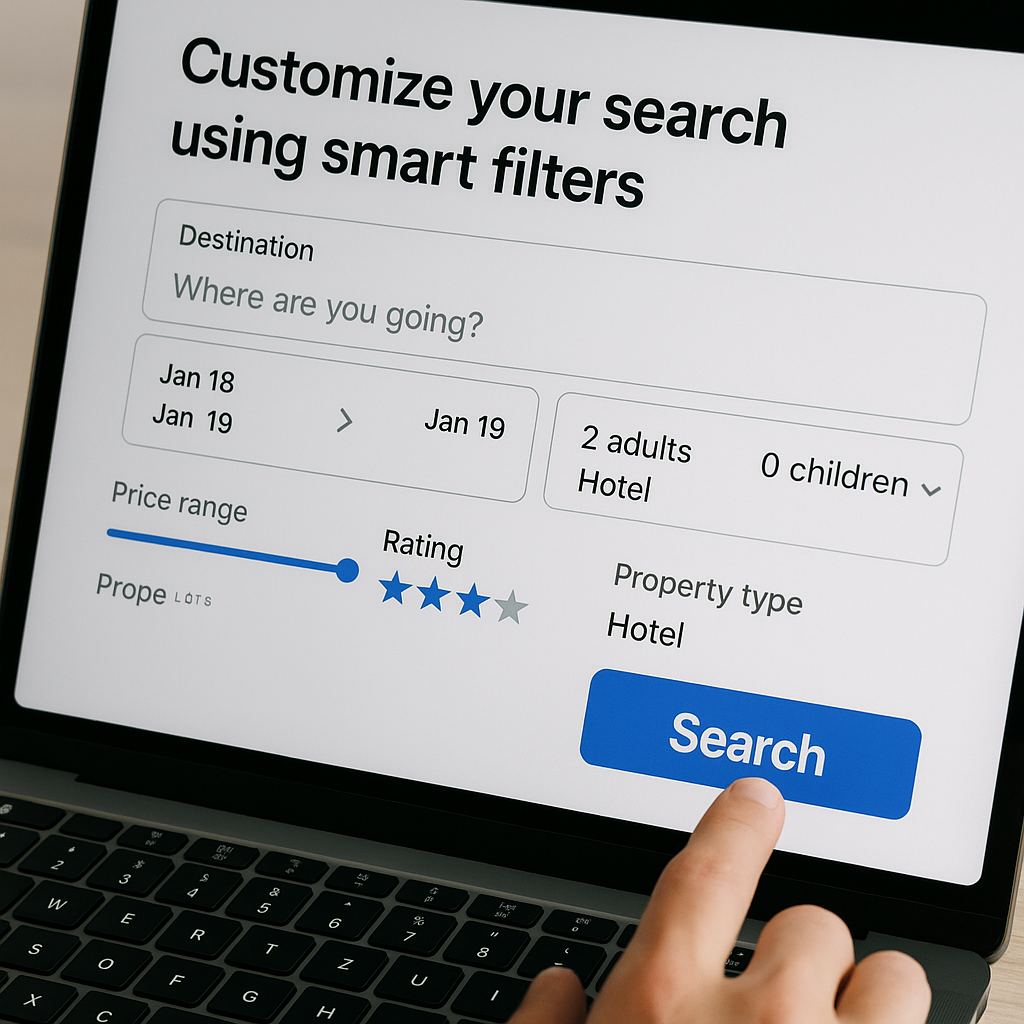 Customize your search using smart filters